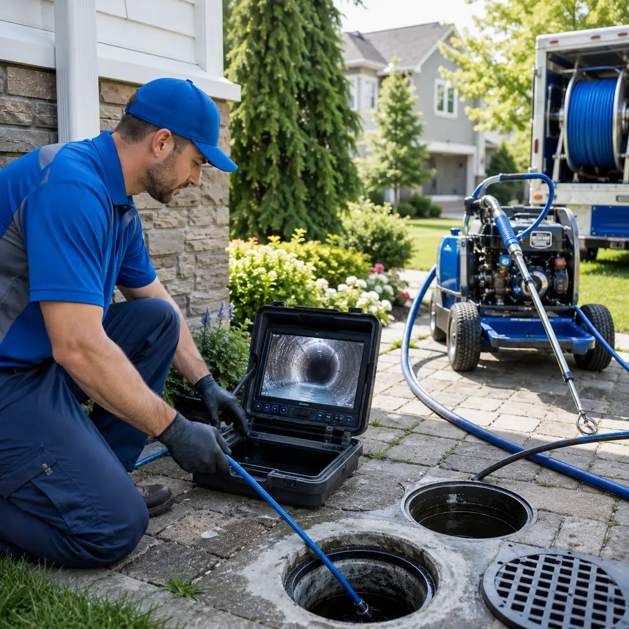 Outdoor drain cleaning professionals serving Danbury, CT